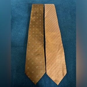 2-Pack Men’s Orange Neck Ties
